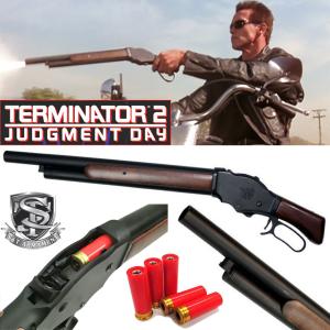 terminator shotgun m1887 winchester armament officiel veritable bois