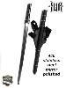 BLADE - REPLIQUE SABRE KATANA DAYWALKER LAME INOX AVEC FOURREAU DORSAL (REPRODUCTION ART REPLICAS)