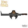 LOTR (LE SEIGNEUR DES ANNEAUX) - URUK-HAI CIMETERRE OFFICIEL FORGE ACIER CARBONNE + SUPPORT BOIS (MACHETTE - UNITED CUTLERY BRANDS)