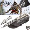 ASSASSIN'S CREED IV (BLACK FLAG) - REPLIQUE LAME RETRACTABLE + GARDE BRAS + 2 LAMES A LANCER (REPRODUCTION ART REPLICAS)