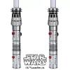 STAR WARS - SABRE DUO (2 SABRES) DARK MAUL OFFICIELS AVEC 2 LAMES AMOVIBLES & 2 MALLETTES (DISNEY & ™ LUCASFILM LTD. LICENSED)