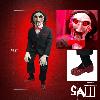 SAW - MARIONNETTE BILLY 105 CM TAILLE 1/1 VERSION DELUXE AVEC ECLAIRAGE, SON ET MOUVEMENT MOTORISE (BILLY PUPPET DELUXE PROP - TOT STUDIOS - AVEC BOITE VITRINE)