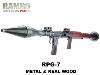 RAMBO II, LA MISSION - LANCE ROQUETTE GK TACTICAL RPG-7 TOUT METAL & BOIS VÉRITABLE (KALASHNIKOV - AIRSOFT GAS GRENADE LAUNCHER)