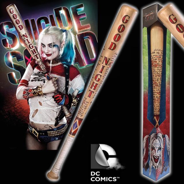 Suicide Squad porte-clés batte de baseball de Harley Quinn Good Night  Cinereplicas
