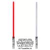 STAR WARS - SABRE DUO (2 SABRES) DARK MAUL OFFICIELS AVEC 2 LAMES AMOVIBLES & 2 MALLETTES (DISNEY & ™ LUCASFILM LTD. LICENSED)