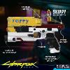 CYBERPUNK 2077 : SKIPPY MOTORIZED GEL BEAD BLASTER OFFICIEL ECHELLE 1/1 FONCTIONNEL AVEC SON & LUMIERE + SUPPORT (ZING TOYS)