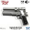 TERMINATOR - PISTOLET AMT HARDBALLER AVEC VISEE LASER TOUT METAL OFFICIEL ULTRA LIMITED EDITION (AIRSOFT AVEC RETOUR DE CULASSE - WESTERN ARMS - MAFIOSO AIRSOFT - MAGNA SYSTEM)