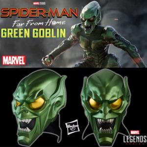 SPIDER-MAN: NO WAY HOME - CASQUE INTÉGRAL DU BOUFFON VERT OFFICIEL (MASQUE GREEN GOBLIN HASBRO - MARVEL LEGENDS)