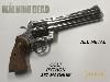 WALKING DEAD (THE) - REPLIQUE RICK GRIMES REVOLVER COLT PYTHON 357 MAGNUM TOUT METAL CHROME (REPRODUCTION VERSION DENIX)