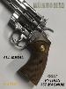 WALKING DEAD (THE) - REPLIQUE RICK GRIMES REVOLVER COLT PYTHON 357 MAGNUM TOUT METAL CHROME (REPRODUCTION VERSION DENIX)