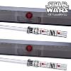 STAR WARS - SABRE DUO (2 SABRES) DARK MAUL OFFICIELS AVEC 2 LAMES AMOVIBLES & 2 MALLETTES (DISNEY & ™ LUCASFILM LTD. LICENSED)