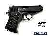 JAMES BOND : SPECTRE - PISTOLET WALTHER PPK AVEC RETOUR DE CULASSE ET BAGUE "SPECTRE ORGANIZATION" OFFICIELS + MALLETTE + ECRIN (FACTORY ENTERTAINMENT - MARUZEN)