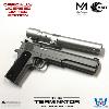 TERMINATOR - PISTOLET AMT HARDBALLER AVEC VISEE LASER TOUT METAL OFFICIEL ULTRA LIMITED EDITION (AIRSOFT AVEC RETOUR DE CULASSE - WESTERN ARMS - MAFIOSO AIRSOFT - MAGNA SYSTEM)