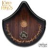 LOTR (LE SEIGNEUR DES ANNEAUX) - SUPPORT BOIS DELUXE SOUS LICENCE OFFICIELLE AVEC INSCRIPTIONS ELFIQUES & MÉDAILLON " THE LORD OF THE RINGS " (BY UNITED CUTLERY)