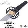 LE DERNIER SAMOURAI (THE LAST SAMURAI) - SABRE NATHAN ALGREN LAME "DAMAS" FORGE MAIN LIMITED EDITION (KATANA PRACTICAL AVEC GRAVURE - REPRODUCTION ART REPLICAS / WINDLASS STEELCRAFTS)