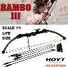 RAMBO III - ARC OFFICIEL ET ACCESSOIRES (SECONDE MAIN VENDU DANS L'ÉTAT ! - HOYT ARCHERY EASTON USA) 