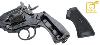 INDIANA JONES - REVOLVER OFFICIEL WEBLEY MARK VI TOUT METAL (AIRSOFT - VERSION EFFET VIEILLI)