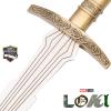 LOKI (SERIE) - REPLIQUE DAGUE DE LOKI ECHELLE 1/1 TOUT METAL AVEC FOURREAU (REPRODUCTION ART REPLICAS)