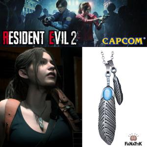 RESIDENT EVIL 2 - COLLIER PENDENTIF CLAIRE REDFIELD OFFICIEL LIMITED EDITION PROP REPLICA ECHELLE 1:1 (CAPCOM / FANATTIK)