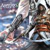 ASSASSIN'S CREED IV (BLACK FLAG) - REPLIQUE LAME RETRACTABLE + GARDE BRAS + 2 LAMES A LANCER (REPRODUCTION ART REPLICAS)