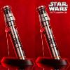 STAR WARS - SABRE DUO (2 SABRES) DARK MAUL OFFICIELS AVEC 2 LAMES AMOVIBLES & 2 MALLETTES (DISNEY & ™ LUCASFILM LTD. LICENSED)