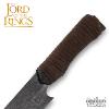 LOTR (LE SEIGNEUR DES ANNEAUX) - URUK-HAI CIMETERRE OFFICIEL FORGE ACIER CARBONNE + SUPPORT BOIS (MACHETTE - UNITED CUTLERY BRANDS)