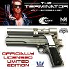 TERMINATOR - PISTOLET AMT HARDBALLER AVEC VISEE LASER TOUT METAL OFFICIEL ULTRA LIMITED EDITION (AIRSOFT AVEC RETOUR DE CULASSE - WESTERN ARMS - MAFIOSO AIRSOFT - MAGNA SYSTEM)