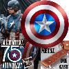 CAPTAIN AMERICA 3 : CIVIL WAR - BOUCLIER OFFICIEL TOUT METAL LIMITED EDITION 75TH ANNIVERSARY (HASBRO - MARVEL LEGENDS - PREMIERE EDITION)