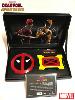 DEADPOOL 3 : DEADPOOL & WOLVERINE - COFFRET COLLECTOR OFFICIEL ECHELLE 1/1 TOUT METAL LIMITED EDITION : 2 BOUCLES DE CEINTURE AIMANTÉES DE DEADPOOL ET WOLVERINE (MARVEL ™ - SALESONE)