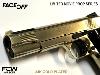 FACE/OFF (VOLTE FACE) - PISTOLET COLT 1911A1 CUSTOM "V12" TOUT METAL PLAQUE OR 24 K LIMITED MOVIE PROP SERIES AVEC MALLETTE (FCW AIRSOFT)