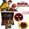 DEADPOOL 3 : DEADPOOL & WOLVERINE - COFFRET COLLECTOR OFFICIEL ECHELLE 1/1 TOUT METAL LIMITED EDITION : 2 BOUCLES DE CEINTURE AIMANTÉES DE DEADPOOL ET WOLVERINE (MARVEL ™ - SALESONE)