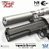 TERMINATOR - PISTOLET AMT HARDBALLER AVEC VISEE LASER TOUT METAL OFFICIEL ULTRA LIMITED EDITION (AIRSOFT AVEC RETOUR DE CULASSE - WESTERN ARMS - MAFIOSO AIRSOFT - MAGNA SYSTEM)